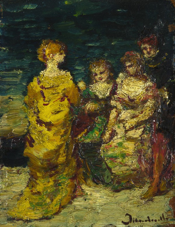 Subject Composition by Adolphe Monticelli